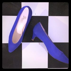 Perfect Indigo Kitten Heels